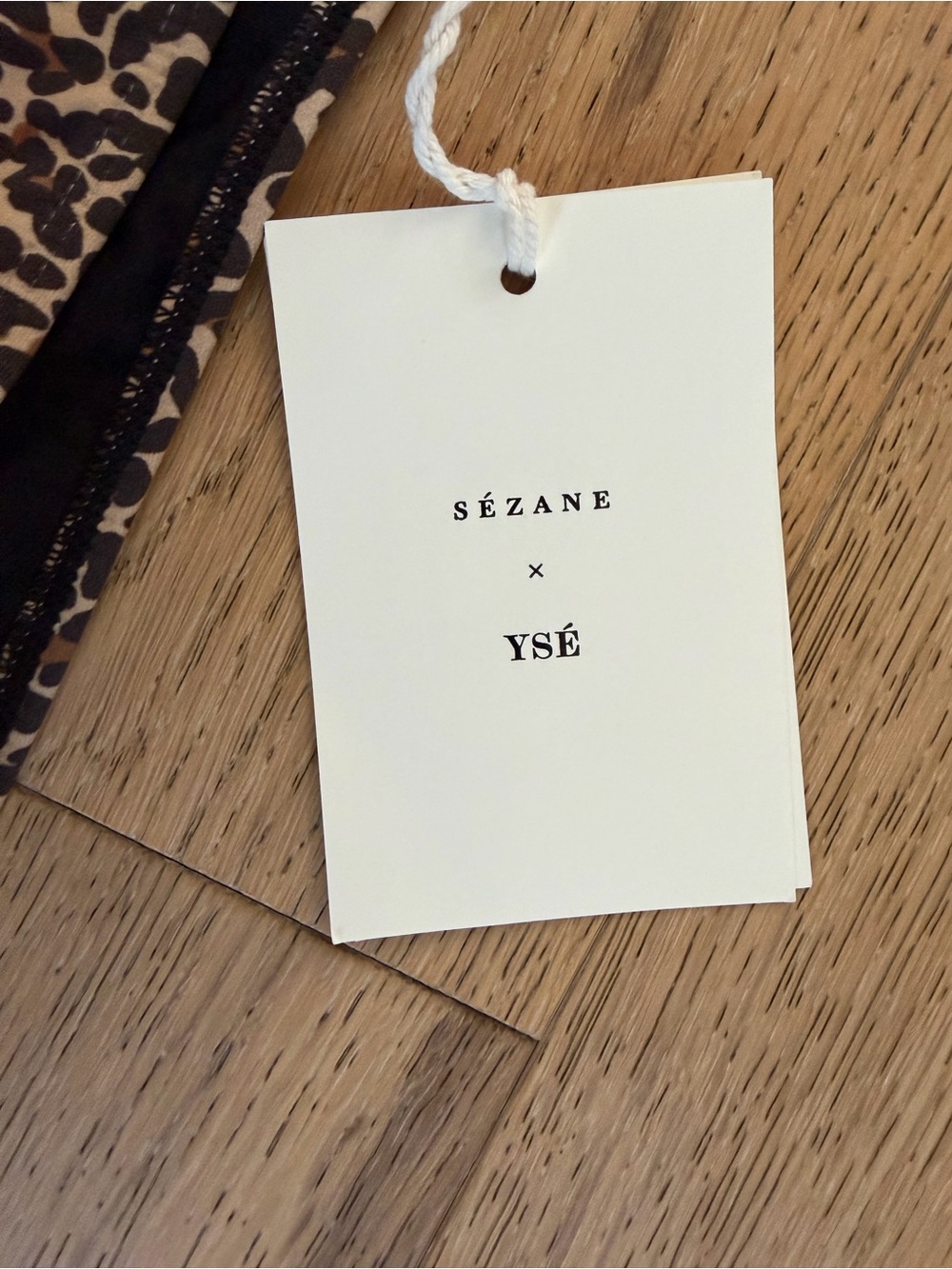 Sezane Estaque Leopard Print Bikini Bottoms - Sezane x Yse - Brown Animal Print - Picture 4 of 5